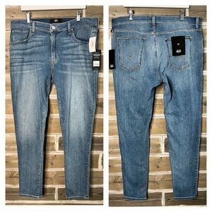 Hudson Jeans Zev Skinny Hamptons Wash Blue Denim Jeans Size 40 NWT